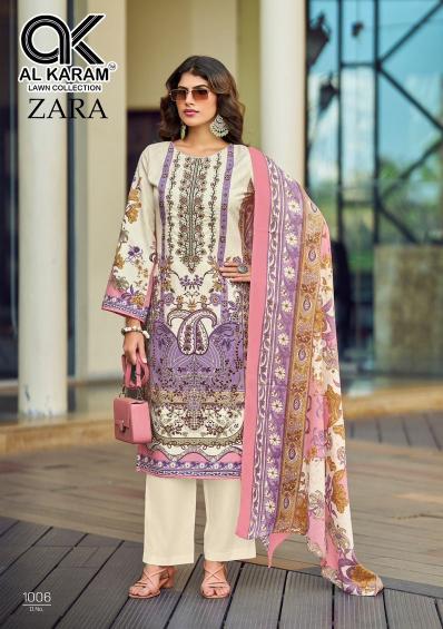 Alkaram zara vol-1 textiles wholesale kurtis bengaluru karnataka